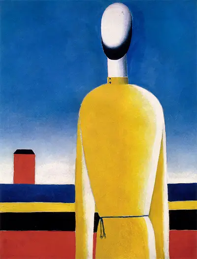 Complex Presentiment Half-Figure in a Yellow Shirt Kazimir Malevich